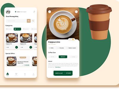 "Coffee Shop" App