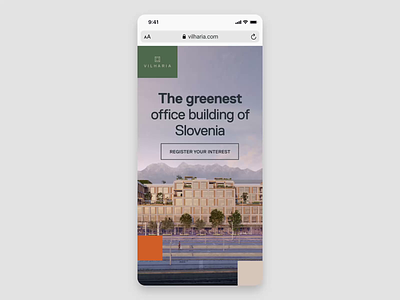 Vilharia ae after effects animation app apple building company corwin design illustration iphone logo slovenia smooth swipe ui ux