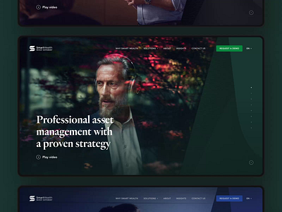 Smart Wealth Redesign after effects animation bank company design fund homepage illustration investment logo smartwealth ui ux wealth