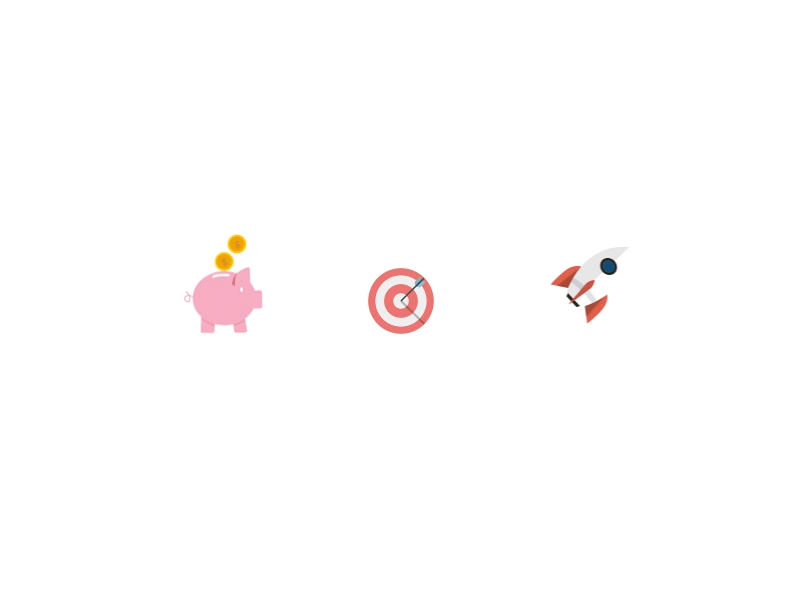 Animated icons ae animation gif icon iconography interface launch motion rocket target ui ux