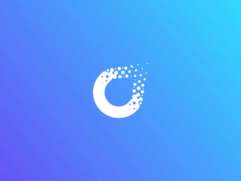 Animated logo ae after effects animation bubbles gif logo smooth ui ux