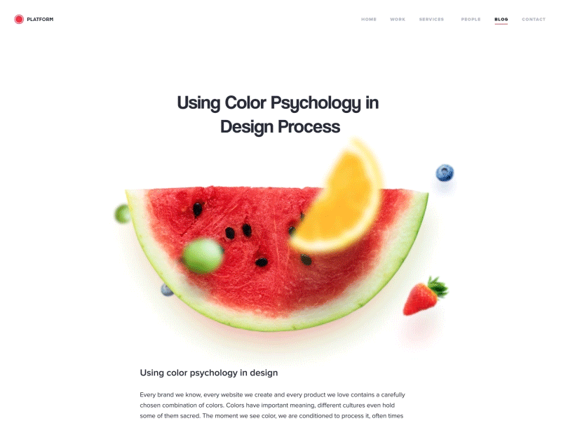 Using Color Psychology in the Design Process