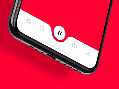 Tab Bar Animation nr.2 ae after effects animation app apple design icon ios iphone iphonex logo mobile motion smooth tap bar transition ui ux vector