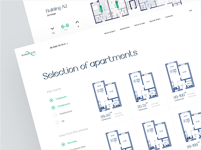 Apartment selection: Real Estate website | Lazarev.