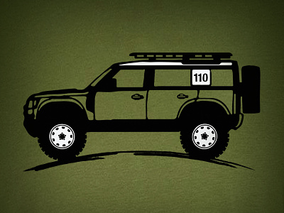 NEW DEFENDER T-Shirt Design 4x4 defender 110 defender 90 defenderusa illustration land rover pretender110