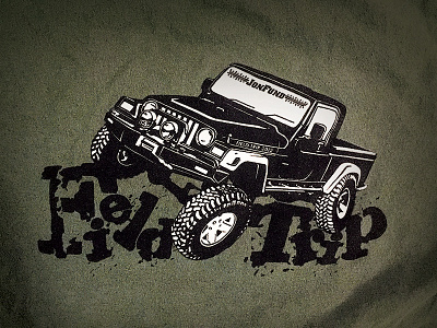 JonFund Field Trip Camp and wheel event shirt 4x4 jeep jeepin lj t shirt wrangler