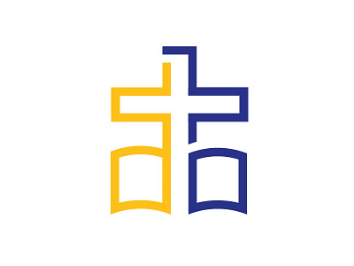 Catholic School Logo Icon Concept