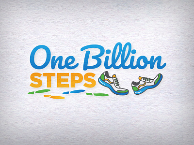 One Billion Steps Logo fitbit fitness steps