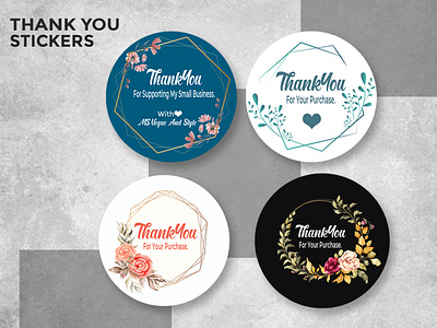 Thank You Stickers/ Cards. branding business businessowner design fiver freelancing graphic design illustration logo market photoshop realestate realestateagent smallbusiness stickerdesign stickers thankyoucards thankyoustickers