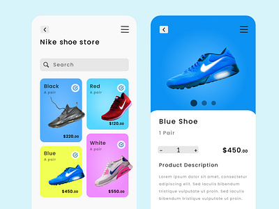 Shoeapp - Mobile Design