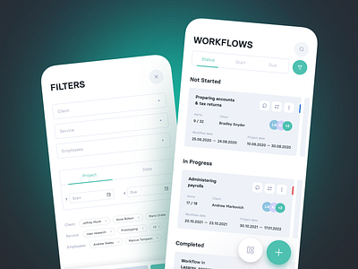 Workflow Design | Lazarev. adaptive app clean interaction management manager mobile product project schedule task ui ux web workflow