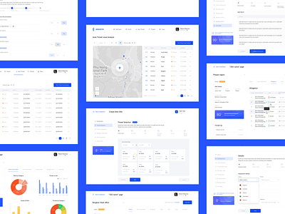 Security web app | Lazarev. analysis animation charts clean dashboard design list location map motion graphics ui ux web