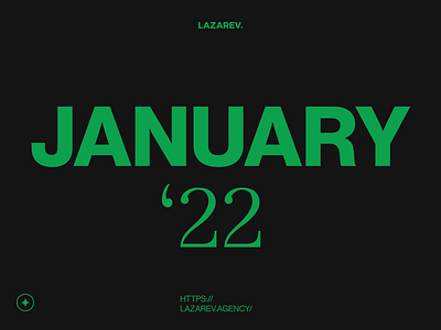 Monthly overview — JAN '22 | Lazarev. 3d agency animation celebrate community design inspiration interaction lazarev monthly motion graphics overview product projects showcase solutions summary ui ux web