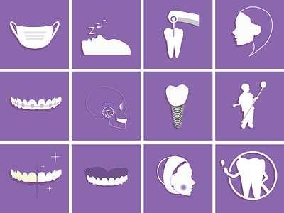 Dentist Icons buttons dentist icons illustrator