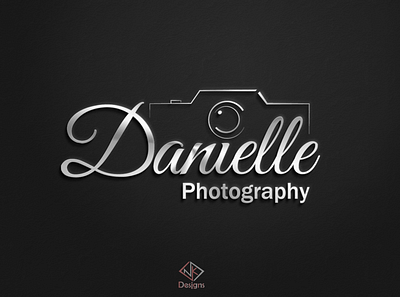 Danielle Photography Signature Logo Design brand identity branding camera icon design graphic design graphic designer logo logo design logo designer logo inspiration logos modern logo photographer logo photography photography logo professional logo signature signature logo watermark