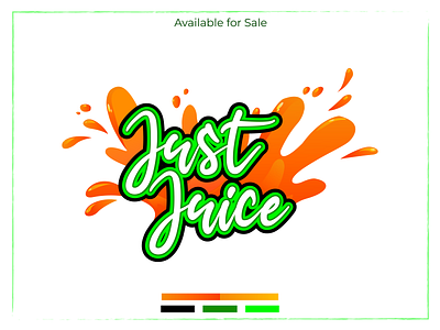 Just Juice Drink Cafe Logo Design brand identity branding cafe logo creative logo design drink logo food logo graphic design juice juice cafe juice logo logo logo design logo designer logo inspiration logos logotype professional logo splash vector