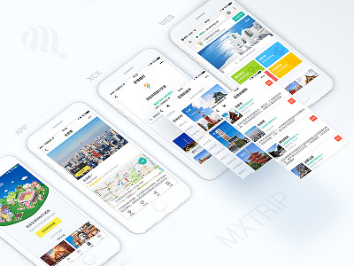 Mxtrip Multi Products Display app chinese display mobile multi travel trip web xcx