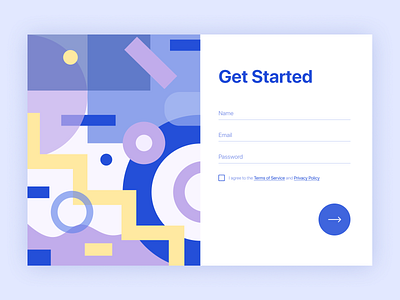 Log in form design illustration ui