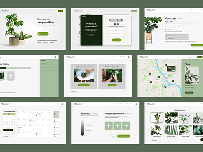 PlantPal - plant care portal plants portal ui ux web