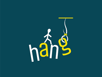 Hang Illustration art conceptillustration design designer graphic design illustration instagrampost logo logo design logofolio socialmedia typography