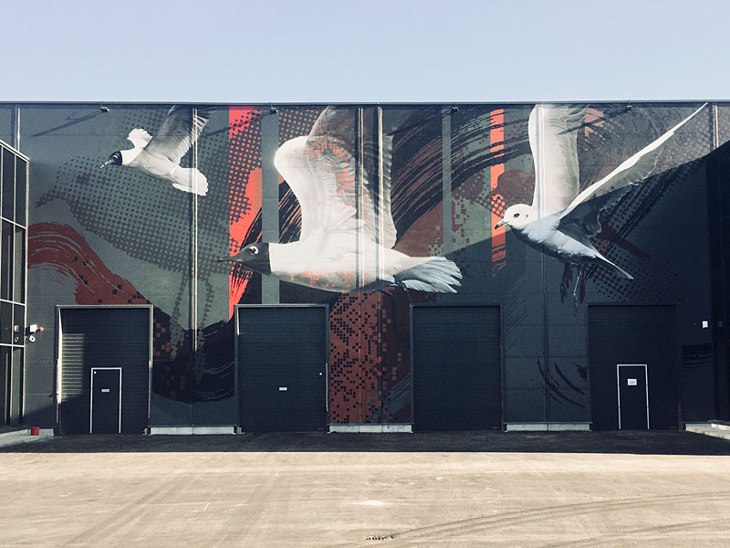 Logistic Center A1 in Kaunas. spraypainting lietuva kaunas neomural plugas