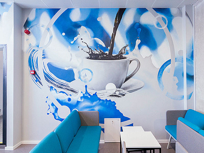 FETSO coffee corner acrylic arminasrau interior plugas walldecor
