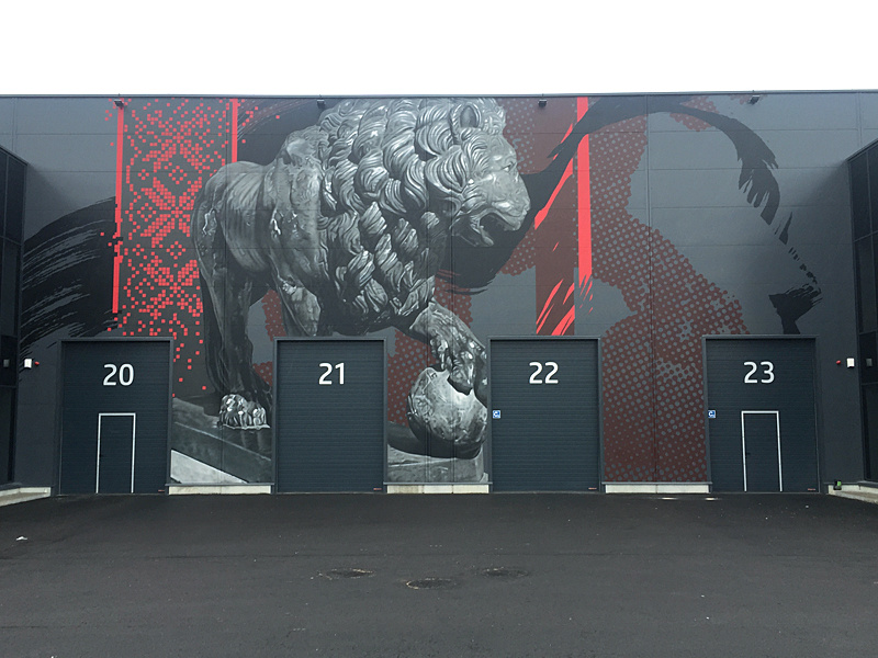 Mew wallpainting plugas kaunas lithuania spraypainting neomural