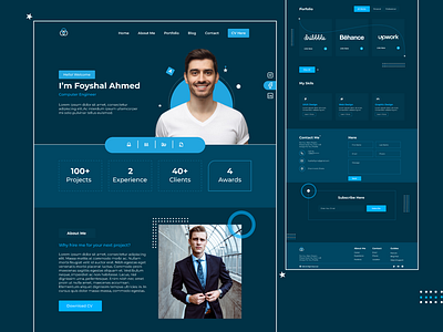 Personal Portfolio Web landing Page