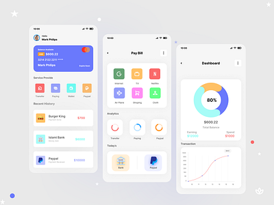 Mobile Banking App mobile app ui ux