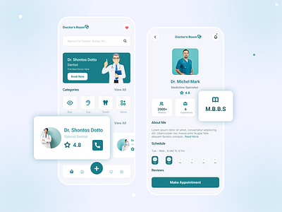 Health Mobile App Design ui ux web design