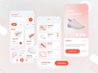 Shoe Shop Mobile App Design mobile app mobile app design ui uiux ux