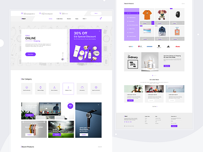 E-commerce - Website Design Project by Foyshal Ahmed on Dribbble