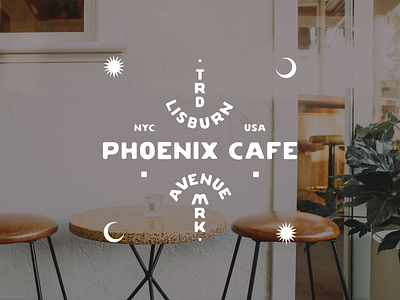 Phoenix Cafe - Logo brand design branding cafe design graphic design illustration logo typography vector