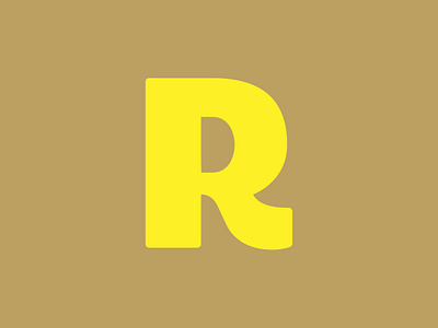 R icon letter logo r vector