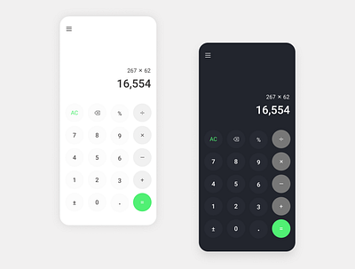 Calculator- Mobile calculator calculatorui minimaldesign ui uichallenge uidesign uiux