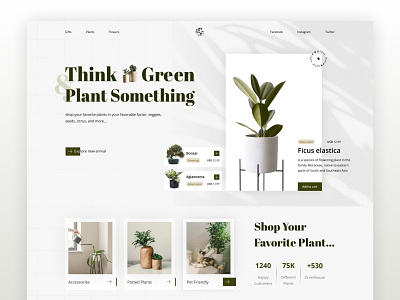 🌱 Plant Shop - Landing Page