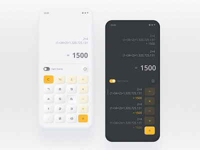 #DailyUI - Calculator App 3d app apple calculator calculator app dailyui dark dark app design finance finance app inspiration ios minimal neumorphic neumorphism ui uiux