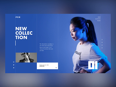 Making a landing page concept using my own photos animation elegant fashion interaction landing page layout minh pham motion parallax photography typography ui ux vietnam web design