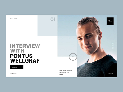 Interview With Pontus Wellgraf | How Self-Promoting Can Change Y 3d animation designer interaction interview landing page motion parallax product design ui ux vietnam web web design