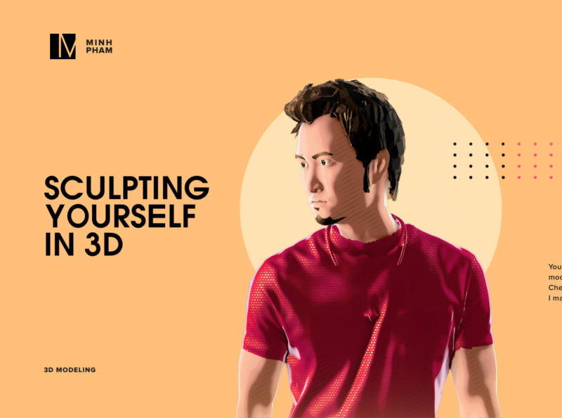 Creating a 3D model of myself by Minh Pham on Dribbble