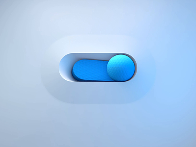 3D Toggle Switch - C4D Download 3d animation button illustration interaction motion switch toggle ui vietnam