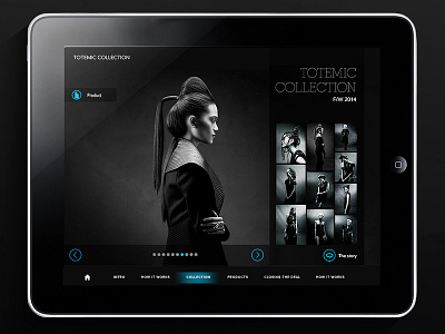 Tablet E-Detailing app e detailing fashion hair ipad product design tablet ui ux vietnam