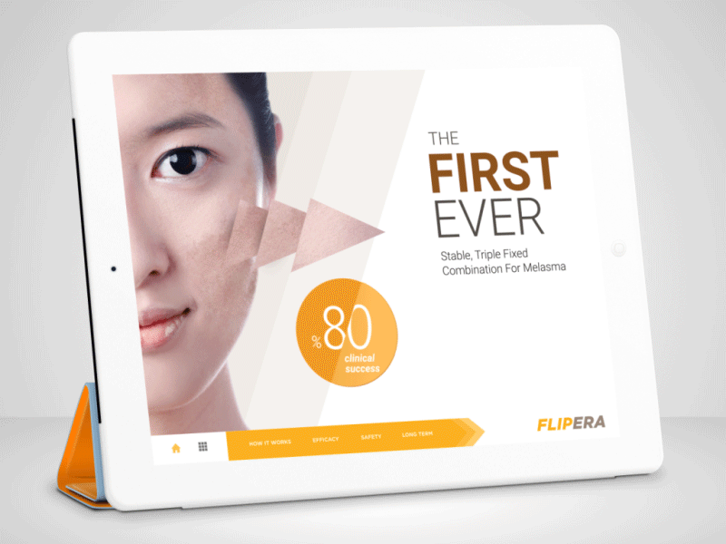 Ipad - E-detail Landing Page animation app digital ipad landing page product design skin ui ux vietnam