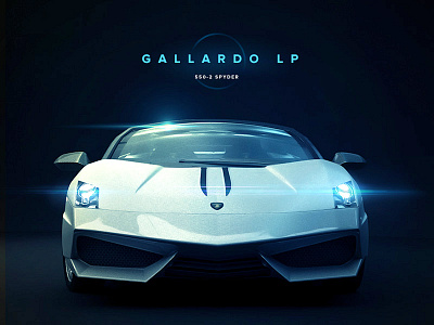 3D Modeling - Lamborghini Gallardo 3d 3ds max car cinema 4d model render vietnam