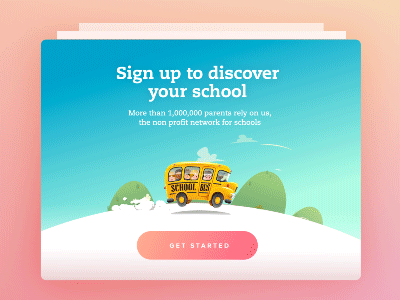 Let's go to school after effects aniamtion banner bus drive education illustration motion run school vietnam