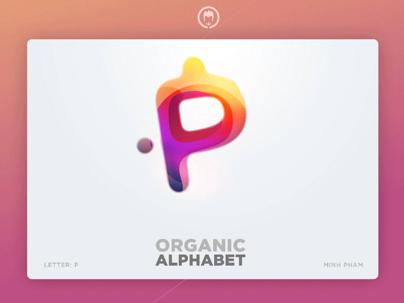 Organic Alphabet - P after effects alphabet animation character effect letter motion vietnam