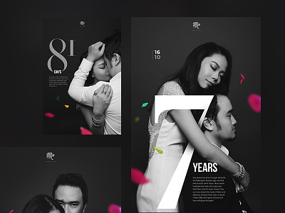 My Super Sweet Wedding! concept couple flowers graphic layout poster typo vietnam visual wedding