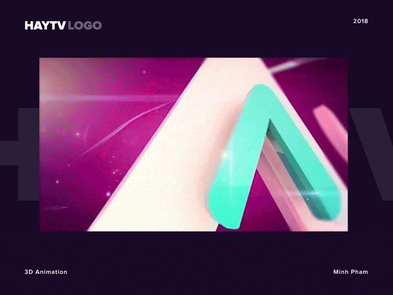 3D logo animation 3d channel effect logo motion signoff television tv vietnam visual visual effect