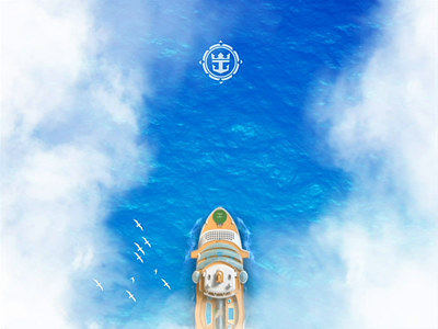 Royal Caribbean App - Real Time Experience 3d android animation app interaction ios mobile motion ocean ship travel ui ux