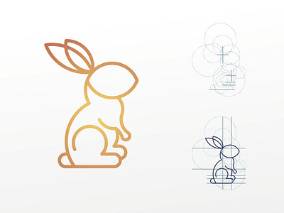Bunny Logo branding design logo vector